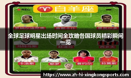 全球足球明星出场时间全攻略各国球员精彩瞬间一览